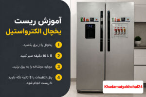 آموزش ریست یخچال الکترواستیل سریع توسط خودتان!